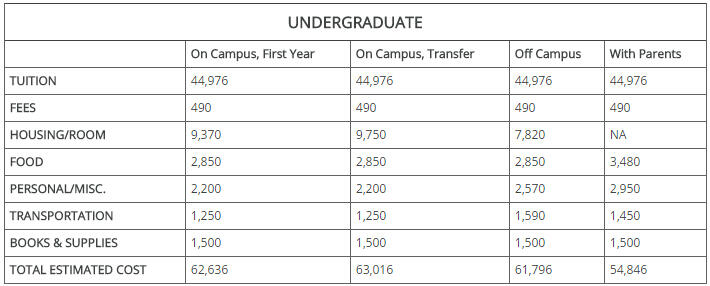 加州艺术学院一年学费需要多少你知道吗？